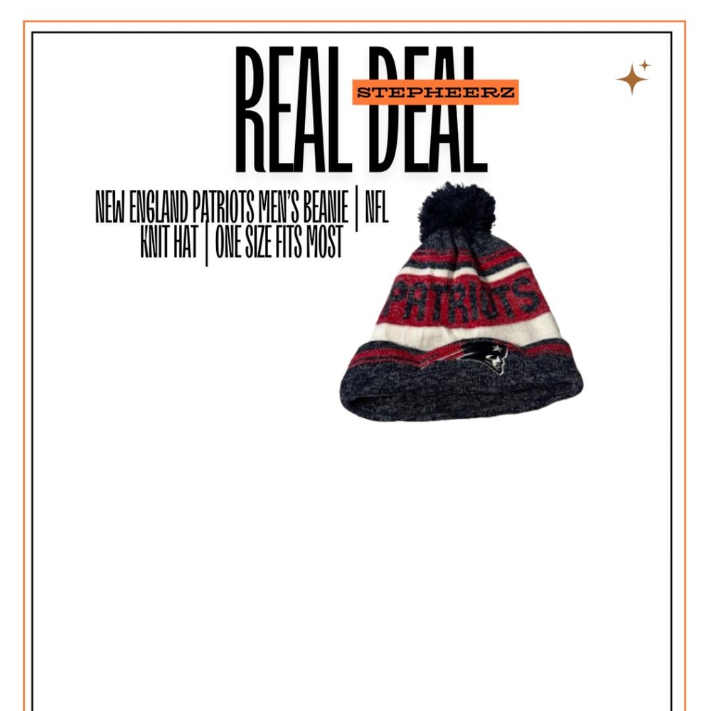 New England Patriots Men’s Beanie